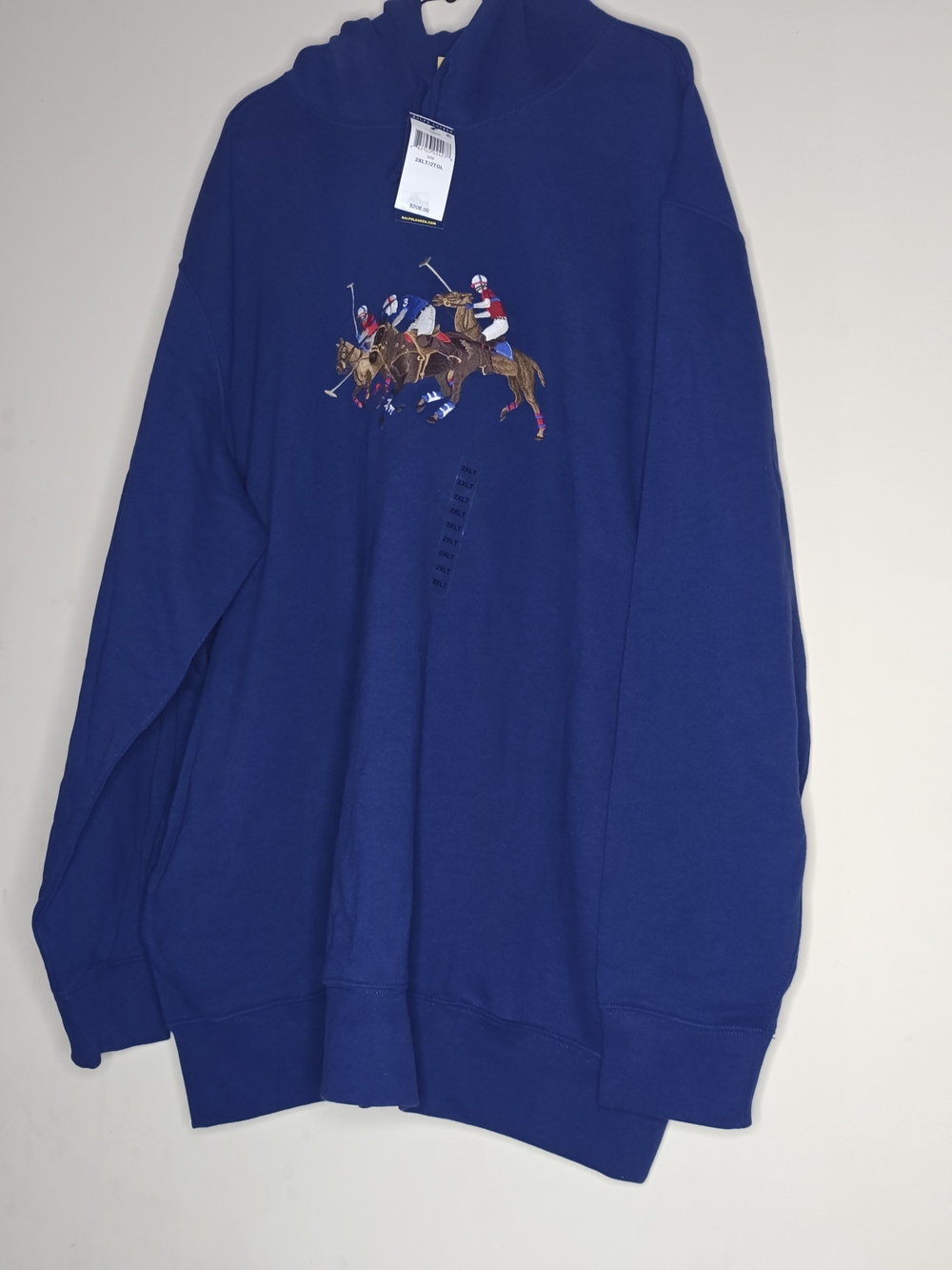 Ralph Lauren Royal Blue Polo Player Crewneck Sweater